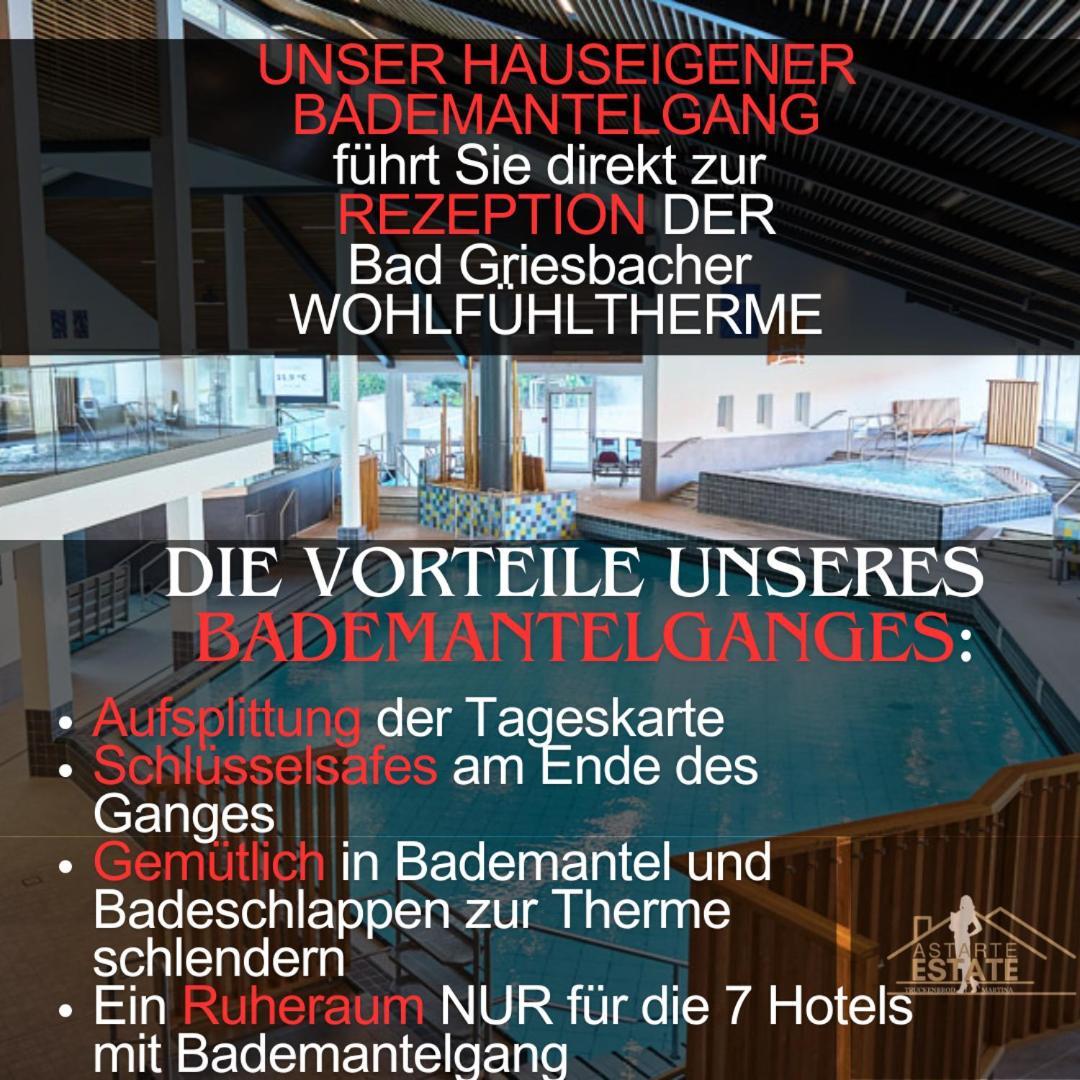 Fewo 20 - Appartement Im Rottalblick - Youngmodern Wohnen Mit Bademantelgang Zur Therme, Tv, Balkon Und Persoenlichem Gaesteempfang Von Astarte Estate Bad Griesbach  Exterior photo